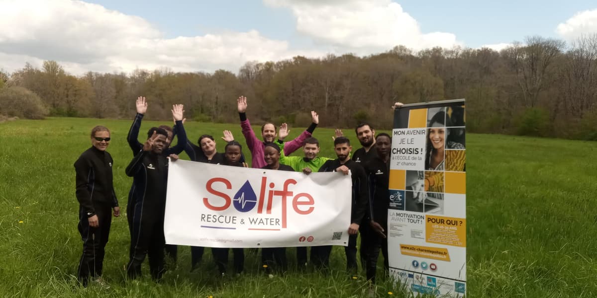 Rafting des stagiaires E2C Charente & Poitou